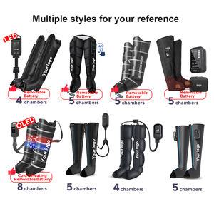 Bottes de compression d'air de récupération, système de compression des membres compressible, thérapie de compression pneumatique, système de récupération de compression d'air pour les jambes entières - Product Image 4
