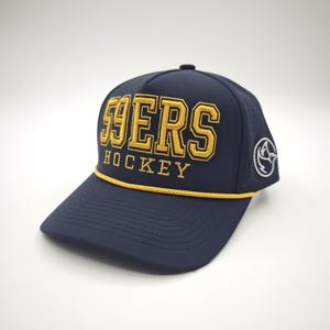 Casquette de baseball sportive imperméable avec broderie 3D en relief, broderie à la main, motif léopard à pois, design Dobby, fermeture snapback réglable, logo personnalisé - Product Image 1