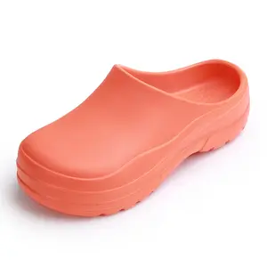 รองเท้าทำงาน EVA ส้นเตารีดพื้นหนาใส่สบายรองเท้าสำหรับผ่าตัดในโรงพยาบาลกันน้ำกันลื่นใส่ได้ทั้งชายและหญิง Cn; cho 35-46