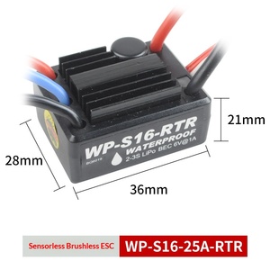 <span class=keywords><strong>ESC</strong></span> sans balais HaoYing 60A/50A/80A/120A/150A Courant maximal pour voitures RC - Product Image 6