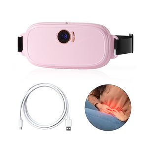 2024 mais novo massageador de cãibra cinto de aquecimento vibratório almofada térmica alívio menstrual dor cintura estômago recarga quente - Product Image 1