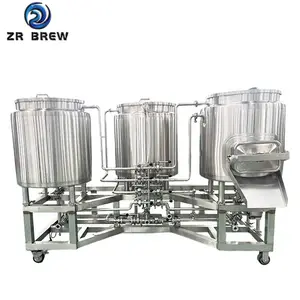 ZR BREW 200l 500l craft beer brewing equipment brewhouse for beer restaurant