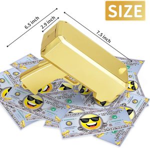 KK Nouveau pistolet de pulvérisation d'argent en brique d'or, jeu de tir de pistolet d'argent de machine de pulvérisation pour la fête, canon de pluie volant Super jouet de tir de pistolet d'argent - Product Image 5
