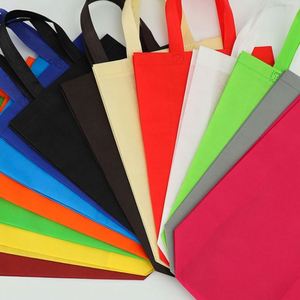 Customized logo Reusable Non Woven <b>Gift</b> Bags with Handles Party Fabric Tote Bags Treat Bags for Birthday Favors - Product Image 4
