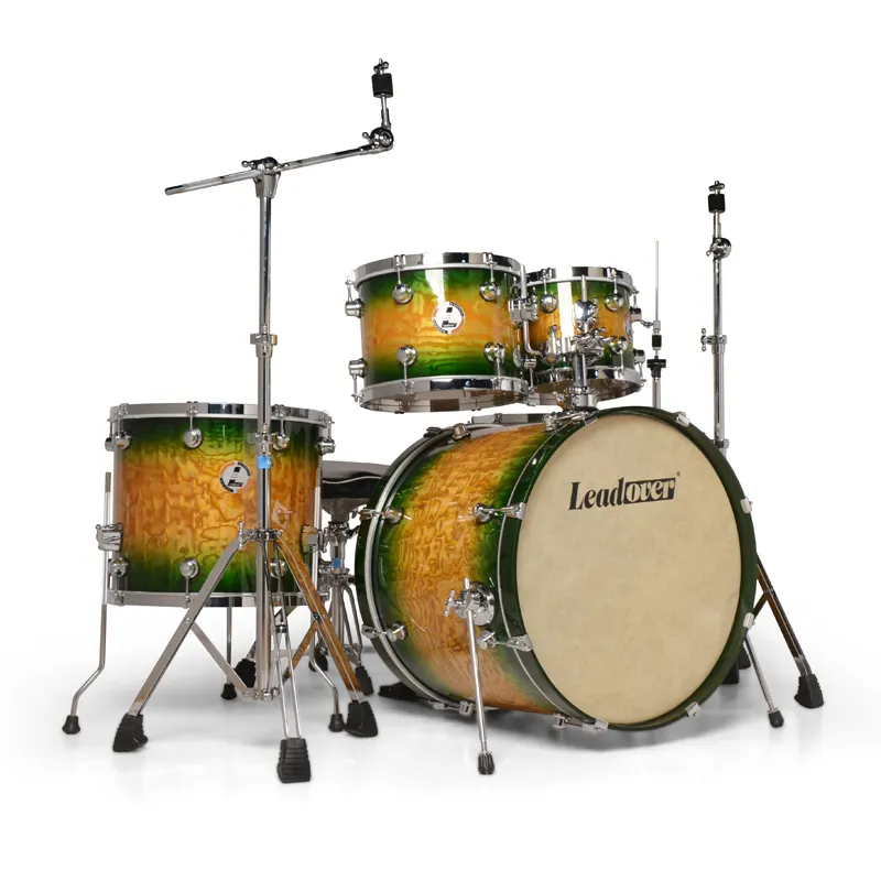 Factory Sale Professional Jazz Drum Kit 5-7 Piece Musical Percussion Instrument with Mesh Head Drums Set