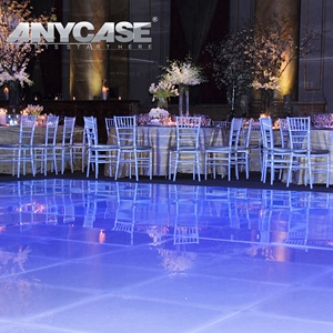 ANYCASE RGBW Plug in Power Folding Dance Party pantalla LED pista de baile acrílico Lumo LED escenario para eventos - Product Image 2