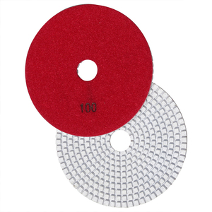 Disque de polissage diamanté abrasif 4 pouces pour meulage et lustrage à l'eau des sols, marbre, granit, béton, comptoirs et rénovation de pierres - Product Image 4