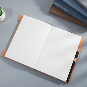 Cuaderno diario personalizado A5 B5 de <span class=keywords><strong>tapa</strong></span> <span class=keywords><strong>dura</strong></span> de cuero PU corporativo personalizado - Product Image 6