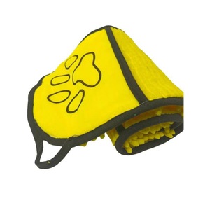 Serviette de bain en microfibre pour chien, serviette absorbante à séchage rapide pour le nettoyage des animaux domestiques, gris, bleu, jaune - Product Image 5