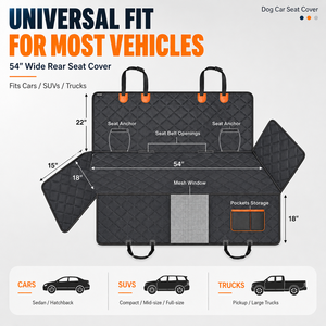 Funda Protectora Impermeable para Asiento de Coche para Perros, Tipo <span class=keywords><strong>Hamaca</strong></span>, Antiarañazos, de Oxford, para SUV y Camionetas - Product Image 3