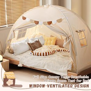 MaiBeiBi Kids <strong>Bed</strong> <strong>Tent</strong> <strong>Twin</strong> Size Canopy <strong>Tents</strong> Floor Indoor Privacy Sleeping Toddler Dream <strong>Tents</strong>