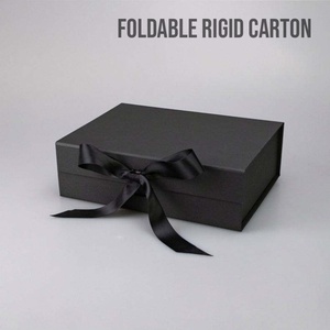 Bee Elevate Brand Recognition Luxury Apparel Packaging Matte Black Magnetic Gift <b>Box</b> with Ribbon - Product Image 5
