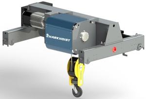 Shark China <span class=keywords><strong>Hoist</strong></span> katrol listrik Eropa dengan tali kawat Material penanganan derek <span class=keywords><strong>12</strong></span>.5ton 12500kg 4/0.7m/menit Headroom rendah - Product Image 2