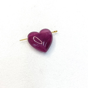 21mm perline in acrilico marmorizzato cuore <span class=keywords><strong>per</strong></span> braccialetto e collana ciondolo, acrilico accessori artigianali - Product Image 6