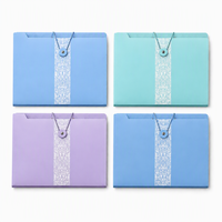 Carpeta de Archivos Expandible A4 con Logotipo Personalizado, Venta al por Mayor de Fábrica, Organizador de Documentos Tipo Acordeón con 5 Bolsillos y Cierre de Cordón, con Diseño Estampado