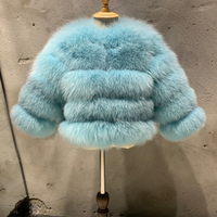Veste en fourrure épaisse et moelleuse pour enfants, vêtements d'extérieur chauds en fourrure pour l'hiver, veste en fourrure de renard de luxe pour garçons et filles