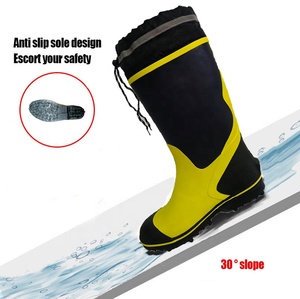 Bottes de pêche <span class=keywords><strong>en</strong></span> <span class=keywords><strong>mer</strong></span> antidérapantes à crampons, chaussures de pêche montantes <span class=keywords><strong>en</strong></span> caoutchouc pour activités nautiques, imperméables, vente <span class=keywords><strong>en</strong></span> gros OEM - Product Image 2