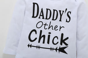 Ropa de Moda Infantil, Conjuntos de Mameluco de Algodón para Bebés con Pantalones de China - Product Image 4