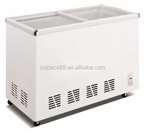 アイスクリーム用曲面ガラス扉付きチェストフリーザー販売中 - Product Image 1