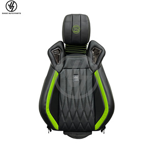 Asientos de Cuero de 2 Piezas Estilo Carracing B, Impermeables, Ajuste Preciso 1:1 para Mercedes-Benz Clase G W464 G500 G63 G550 2019-2024 - Product Image 1