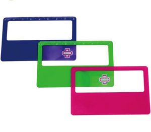 अनुकूलित आकार पीवीसी ताल कार्ड प्रकार, पारदर्शी Fresnel लेंस व्यापार कार्ड के साथ आवर्धक कांच - Product Image 1