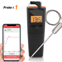 MiniX1 SuperFast Thermomètre BBQ numérique sans fil extérieur Hygromètre à sonde personnalisable pour la cuisson des aliments Viande OEM ODM pris en charge