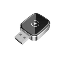 Adaptador GPS 2 en 1 con Dongle Inalámbrico para CarPlay y Android Auto, con USB-A/USB-C para Vehículos con Sistema Original/Con Cable, Portátil, 1 Año de Garantía