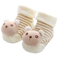 Chaussettes pour bébés et nourrissons en 3D avec animaux, 40 couleurs, antidérapantes, pour enfants