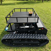 Tondeuse à gazon robotisée à essence la plus vendue, certifiée CE EPA, tout-terrain, avec accessoire lame à neige