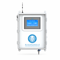Système de surveillance multiparamètres de la qualité de l'eau mural pour l'eau potable, l'eau du robinet, les stations d'eau, mesure en ligne de la turbidité et du pH, 4G