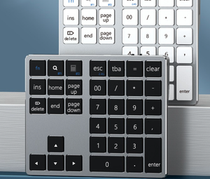 35 phím số bàn phím 2.4G + BT dual-chế độ số bàn phím câm Tương thích với điện thoại di động và máy tính - Product Image 3