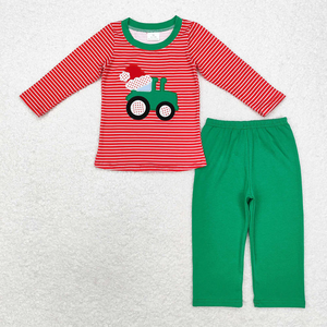 Conjunto de Pantalones y Pelele a Rayas Rojas de Navidad para Bebés y Niños Pequeños, Ropa Casual de Invierno - Product Image 2