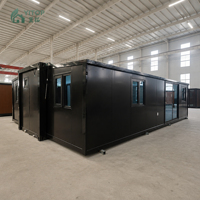 Maison conteneur extensible 40 pieds x 20 pieds, prête à l'emploi, villa préfabriquée avec 2, 3, 4 ou 5 chambres, maisonnette mobile préfabriquée et transportable