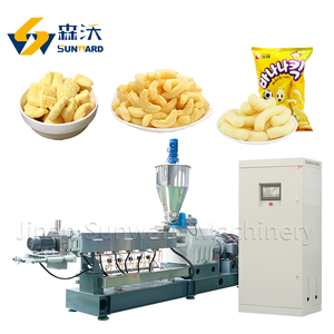 Ligne d'équipement de machine de processus de casse-croûte de maïs usine fabricant d'extrudeuse de machines de bâtonnets de maïs - Product Image 1