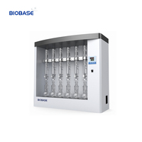 Analyseur de graisse BIOBASE SFA-06E, automatique à une touche, 6 échantillons, écran tactile 7 pouces avec récupération de solvant pour laboratoire