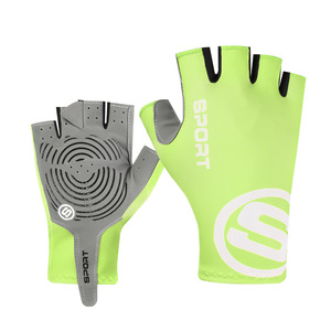 Gants de cyclisme COEXITENECE, demi-doigts, antidérapants, rembourrés, en polyester, absorbant les chocs, respirants pour l'été, pour hommes et femmes, vélo de <span class=keywords><strong>route</strong></span> - Product Image 4