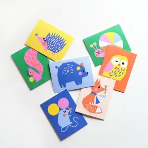 Aprendizagem personalizada Flash Card Toy Baby Crianças Impressão Animal Alfabeto Crianças Cognitive Cards Educacional Toddler Flash Cards Box