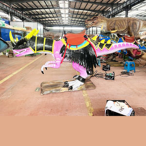 ไดโน่ไรเดอร์ผลิตไฟฟ้าสำหรับผู้ใหญ่ animatronic <span class=keywords><strong>Dragon</strong></span> ขี่ไดโนเสาร์กลสำหรับสวนสนุก - Product Image 3