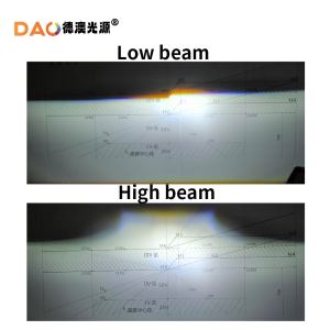 DAOスーパークリア保護レンズ自動車用ヘッドライトブルーパール安定性高ワット65w LEDダブルライトランプレンズ - Product Image 6