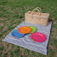 Vaisselle de service en plastique assiettes en plastique incassable et réutilisable assiette en plastique fabricant de vaisselle assiette en PP