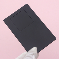Tarjeta de negocios de Metal, Tarjeta de Crédito Personalizada con logotipo de impresión láser, NFC, NFC, con código Qr, tarjeta de negocios cuadrada nfc en blanco