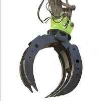 JISAN Excavadora Forestal Multiusos de 6-35 Toneladas con Garra de 1600mm de Apertura para Troncos, Rocas y Acero, con Motor