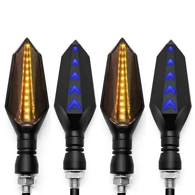 ABS High Brightness Double Colors Blinker 12V LED-Leuchten Universal Arrow Amber Lamp