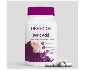 OEM private label hot selling women's vagina cleaning detox pills boric acid capsules