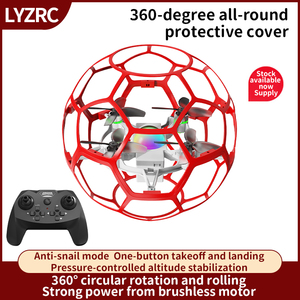 Drone sphérique L6 sans balais, anti-choc, avec baromètre et maintien d'altitude, jouet volant d'intérieur sûr avec rotation à 360° - Product Image 2