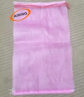Mexico Markt Polypropyleen 25Kg Roze Rood Verpakking Zak Buisvormige Netje Voor Sinaasappelen