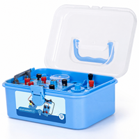 Kit d'expériences sur l'électricité et le magnétisme pour l'école primaire, boîte d'apprentissage des circuits STEM de 52 pièces avec moteur à courant continu et électroaimant