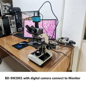 <span class=keywords><strong>Microscope</strong></span> biologique composé Boshida BD-SW2001, prix d'usine, grossissement 40X-1600X - Product Image 4