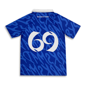 Camiseta de Fútbol Personalizada de Manga Corta para Verano, Transpirable y de Secado Rápido, con Diseño de Patrón Sublimado, 100% Poliéster - Product Image 2