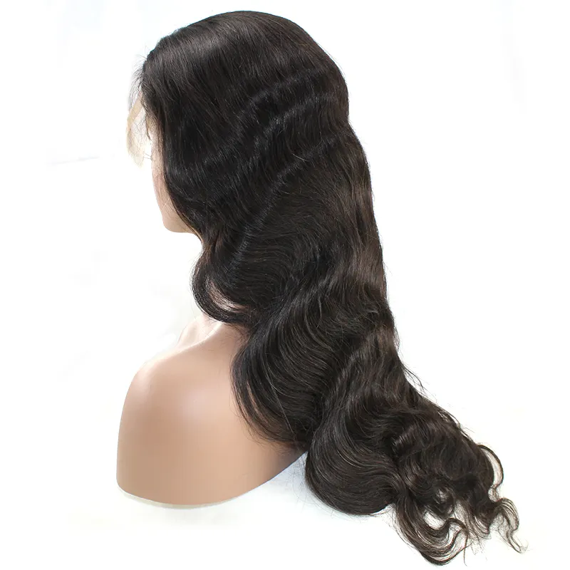 Cheap Body Wave Raw Virgin Brazilian Swiss Lace Frontal Wig Vendor Transparent Full Lace Frontal Human Hair Wigs